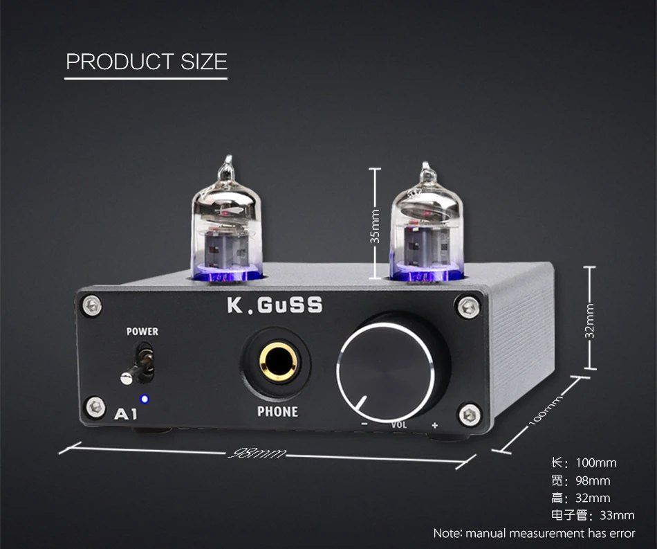 KGUSS A1 MINI 6J1 аудио трубка желчи усилитель для наушников NE5532 6K4 ...