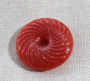 

Green red Jades Spiral pattern PING'AN Pendant Carved Pendants Women or Men's Amulet Nephrite Jades Jewelry