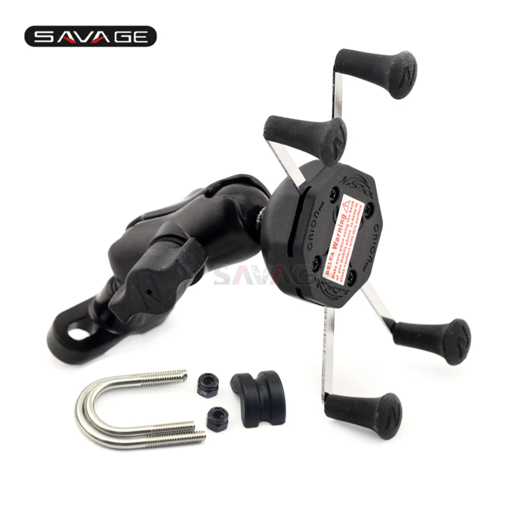 

GPS Navigation Mount Bracket Mobile Phone Holder For SUZUKI GSX 400F/600F/650F/750/750F/1400 Impulse KATANA Unfaired Inazuma Kit