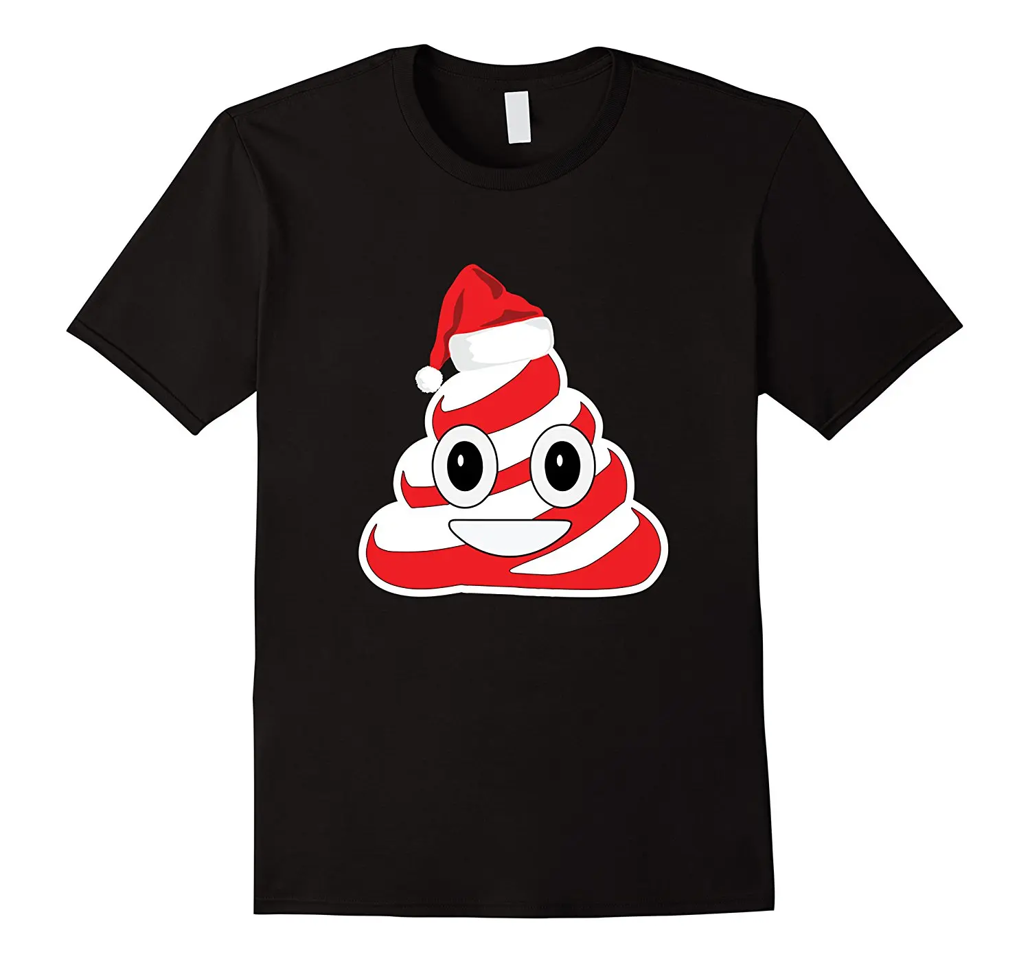 Конфета poop emoji Рубашка Смешные Рождество Санта Tee | Мужская одежда