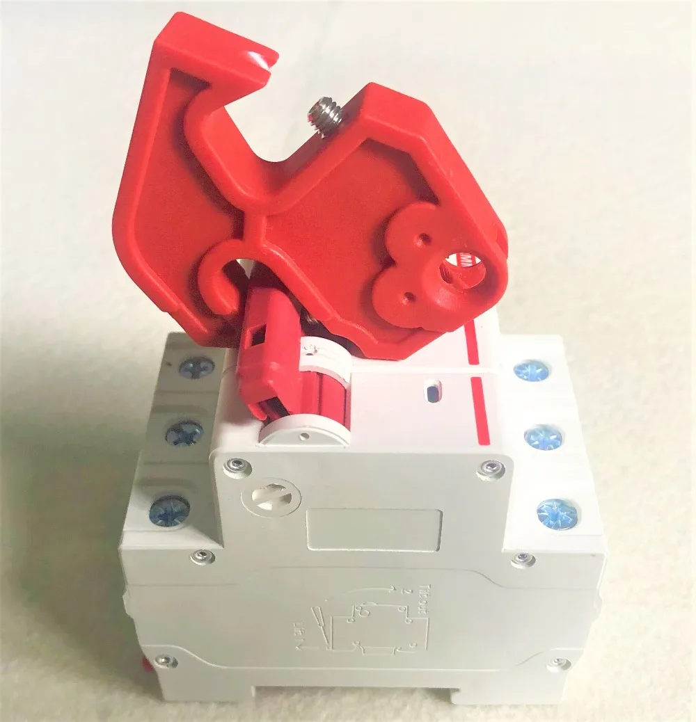 

10pcs/lot muliti use breaker lockout two way lockout RCBO MCB MCCB breaker lock