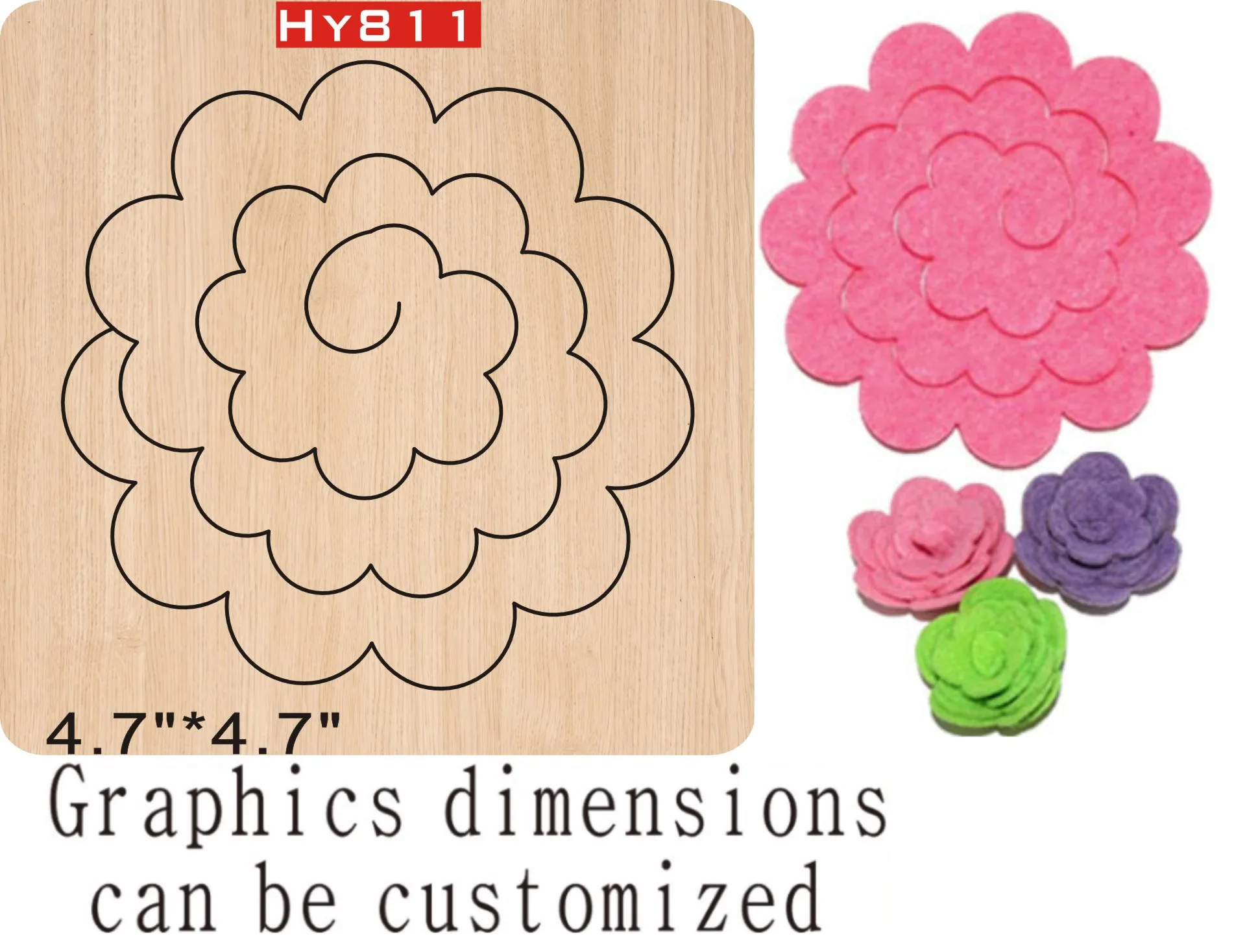 

Flower cutting dies 2019 die cut & wooden dies Suitable for common die cutting machines on the market