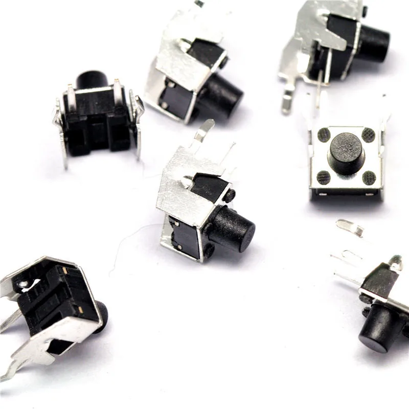 

With Bracket Horizontal Touch Switch Micro Switch Button 6*6*7mm Copper Foot Button Jog