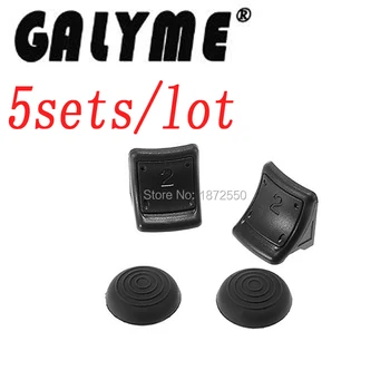 

5sets/lot Brand New Black Fit For Sony PS3 Playstation 3 Controller Dual Triggers Bonus Silicone Thumb Grip Caps Cover 4in1 Set