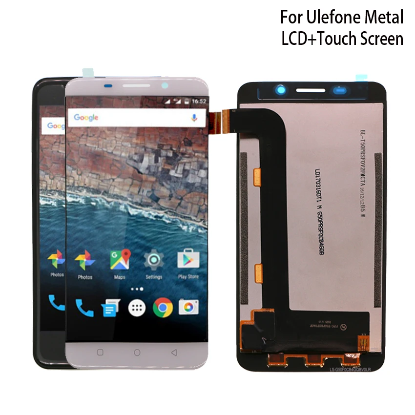 Оригинальный Для UleFone Metal сборка ЖК-диспоея с дискретизатором сенсорного экрана
