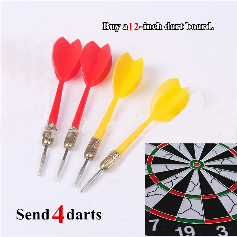 12 дюймов Dartboard утолщение Флокирование двухсторонние Дартс цель профессиональные