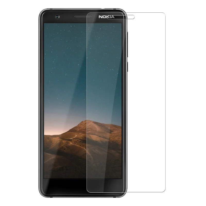 Закаленное стекло экрана для Nokia 3 1 закаленное 2018 прозрачное твердое TA 1063 1057
