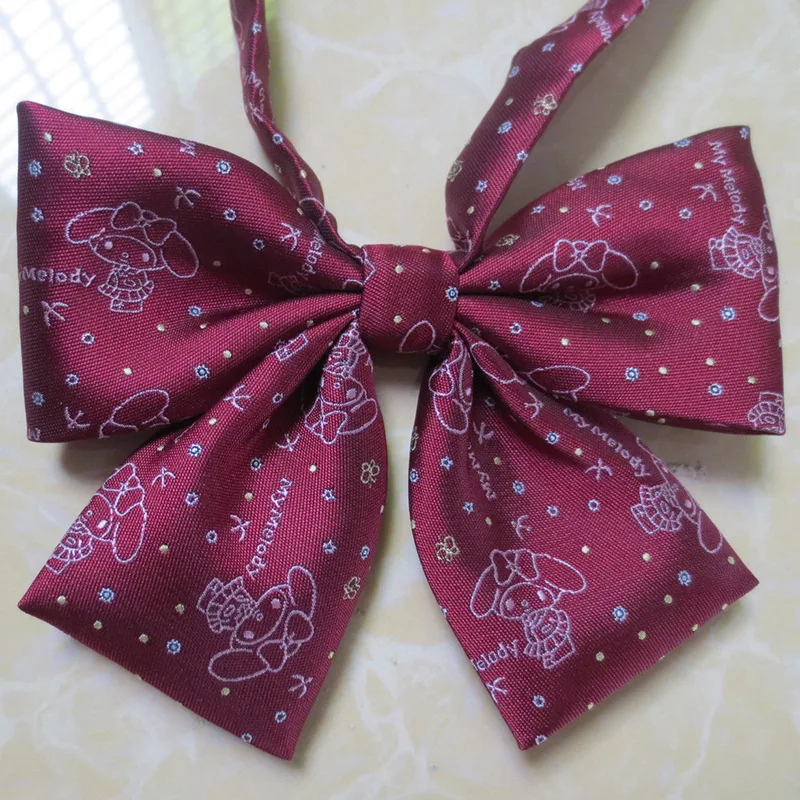 Kesebi Женская японская форма милый маленький кролик галстук-бабочка для девочек школьная форма Галстуки-бабочка шейные платки шейный платок