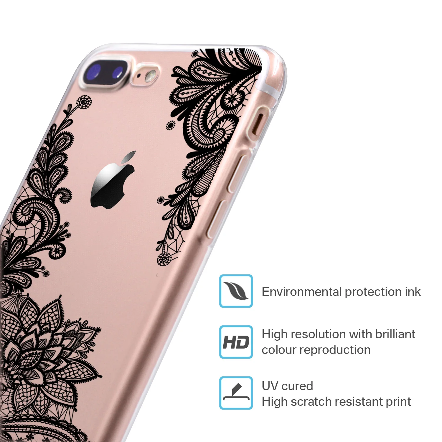 Цветочный чехол с кружевной мандалой для Coque iPhone 11 Pro XS Max XR Мягкий ТПУ силиконовый чехол s для iPhone 8 7 6 6s Plus 5S 5 SE чехол для телефона