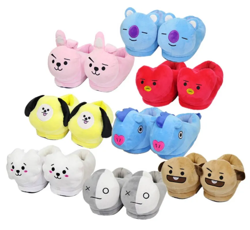 BTS BT21 Kpop аниме Kawaii домашние пуленепробиваемые подростковые мягкие теплые