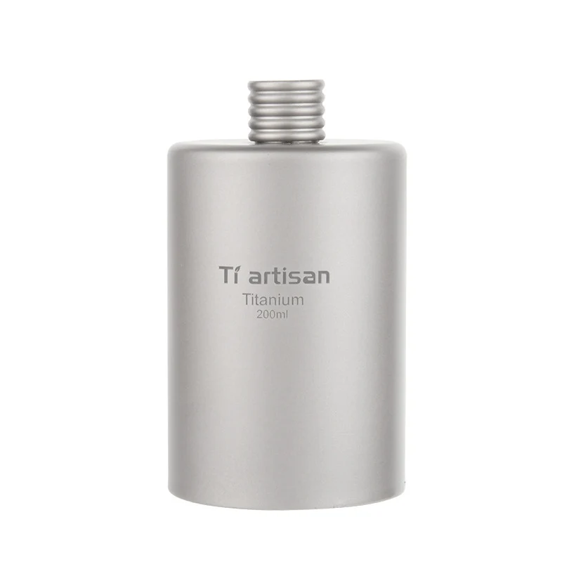200ml Ultralight Titanium Wine Beverage Bottle,Outdoor Picnic camping cooking tableware,Travel Flagon Flask,Portable Drinkware