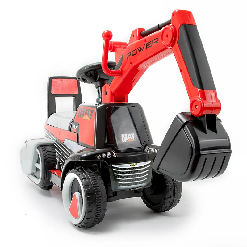 

abdo Children's Car Excavator Can Sit Large Boy Girl Toy Colorful Lights Storage Box Rechargable On Electric Excavator