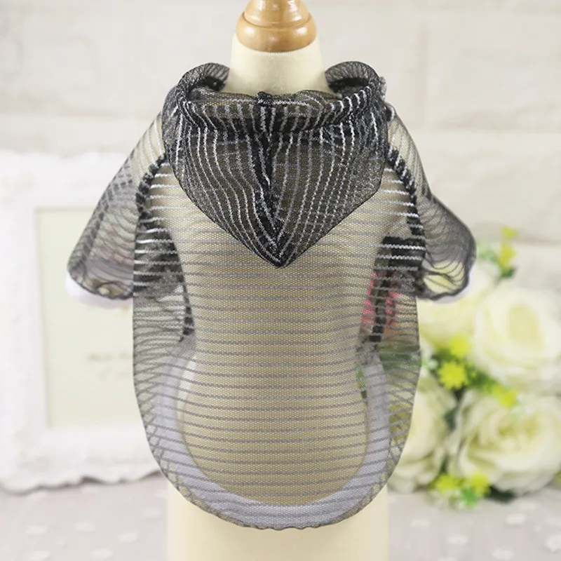 

Pet Dog Sun Protection Hoodie Clothes Anti UV Dog Clothing Puppy Cat Summer Vest Shirt Apperal For Small Dogs Pet Products