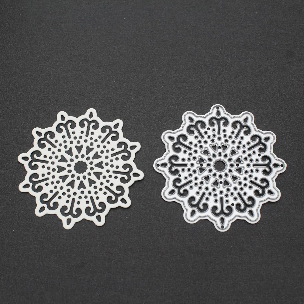 Прекрасный цветок Doily высечки новые металлические высечки для DIY скрапбукинга карты декор трафареты с тиснением Troqueles ремесла штампы