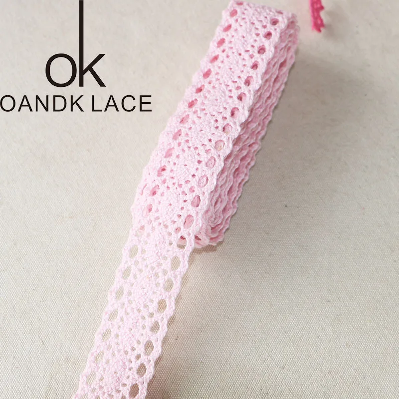 Lace Fabric 5 yard 25MM for Home Decoration Garment Accessories Home Textile Materials DIY Manual