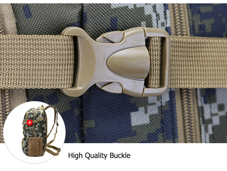 Quente de Alta Molle à Prova Mochila do Exército Bolsa de Esportes Qualidade Grande Dwaterproof Água Militar Tático Mochila Caça Caminhadas Acampamento 50l 11 High Quality Esporte e Lazer