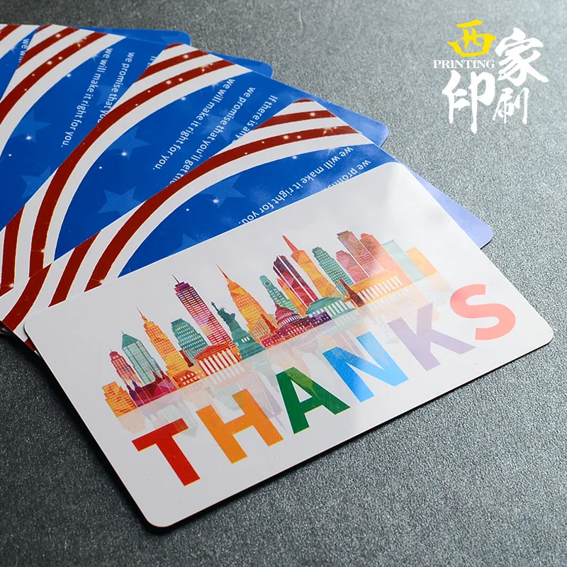 

500pieces custom made high-end pvc membership cards praise cards after-sales cards service cards thank you cards clothing tags
