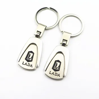 

Car Keychain Metal Key Holder Logo Auto Car Fashion Accessories for Lada Kalina Granta Chain Ring