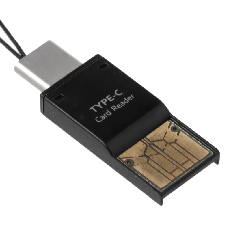 Два в одном usb type C к USB 2,0 type A Micro SD TF адаптер для чтения карт памяти