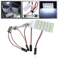New T10 BA9S 5730 SMD 24 LED Light Panel Board Car Auto Interior Reading Map Lights Lamp Bulbs DC12V