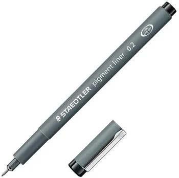 

2Pcs/Lot Fineliner pen No.308; black ink;Fineliner for writing, sketching and drawing (0.05,0.1,0.2,0.3,0.4,0.5,0.6,0.7,0.8mm)