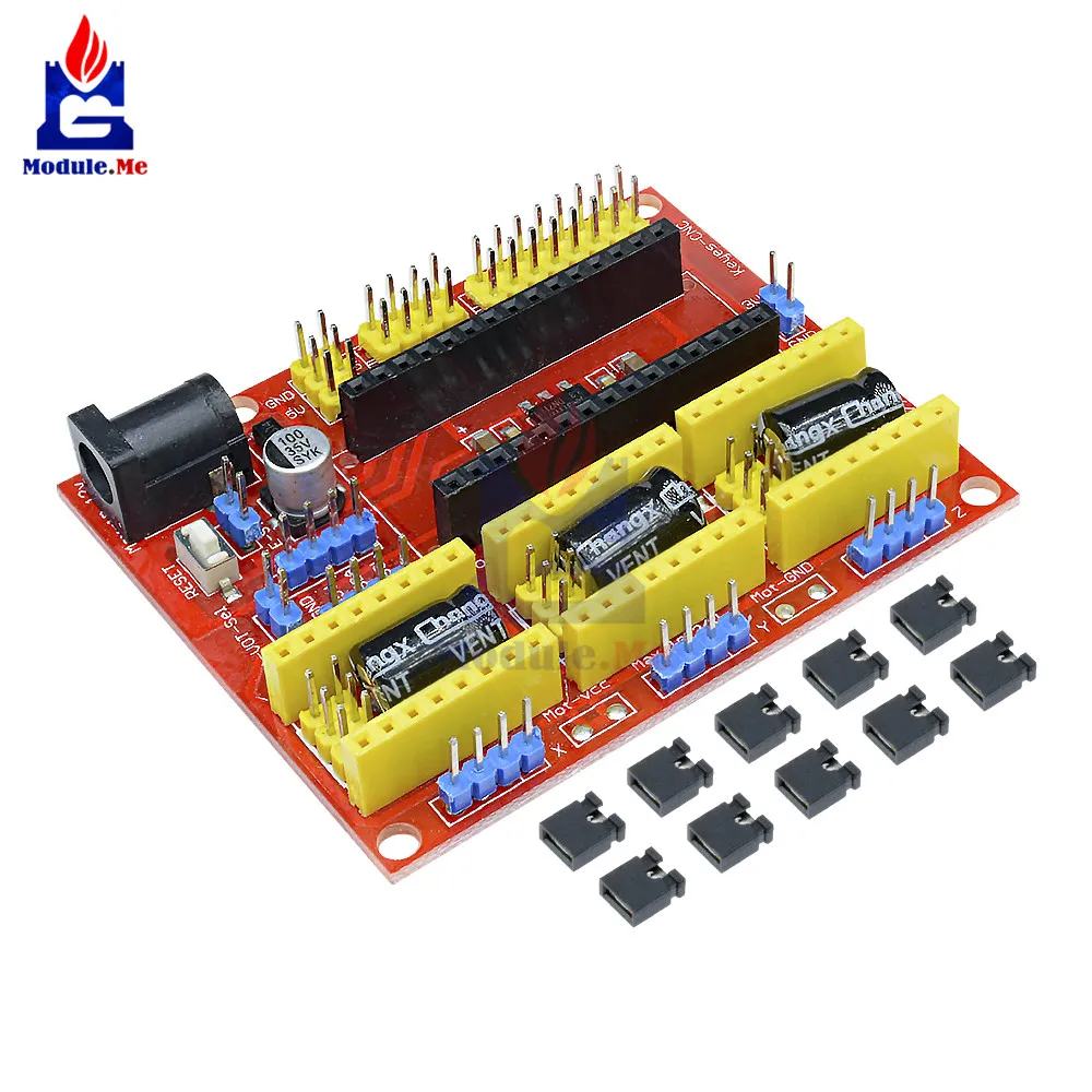 

1PC CNC Shield V4 Engraving Machine Compatible with Nano 3.0 / A4988 Driver Expansion Board Module for the 3D Printer Diy Kit