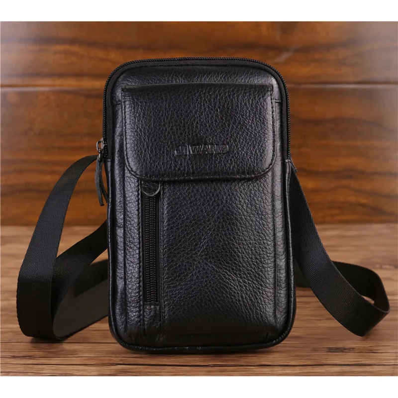 font b Men b font Genuine Leather Cell Phone Case font b Bag b font