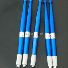 20 шт. голубой цвет татуировки с фабрики Профессиональная ручная Татуировка Перманентный Макияж бровей Pen