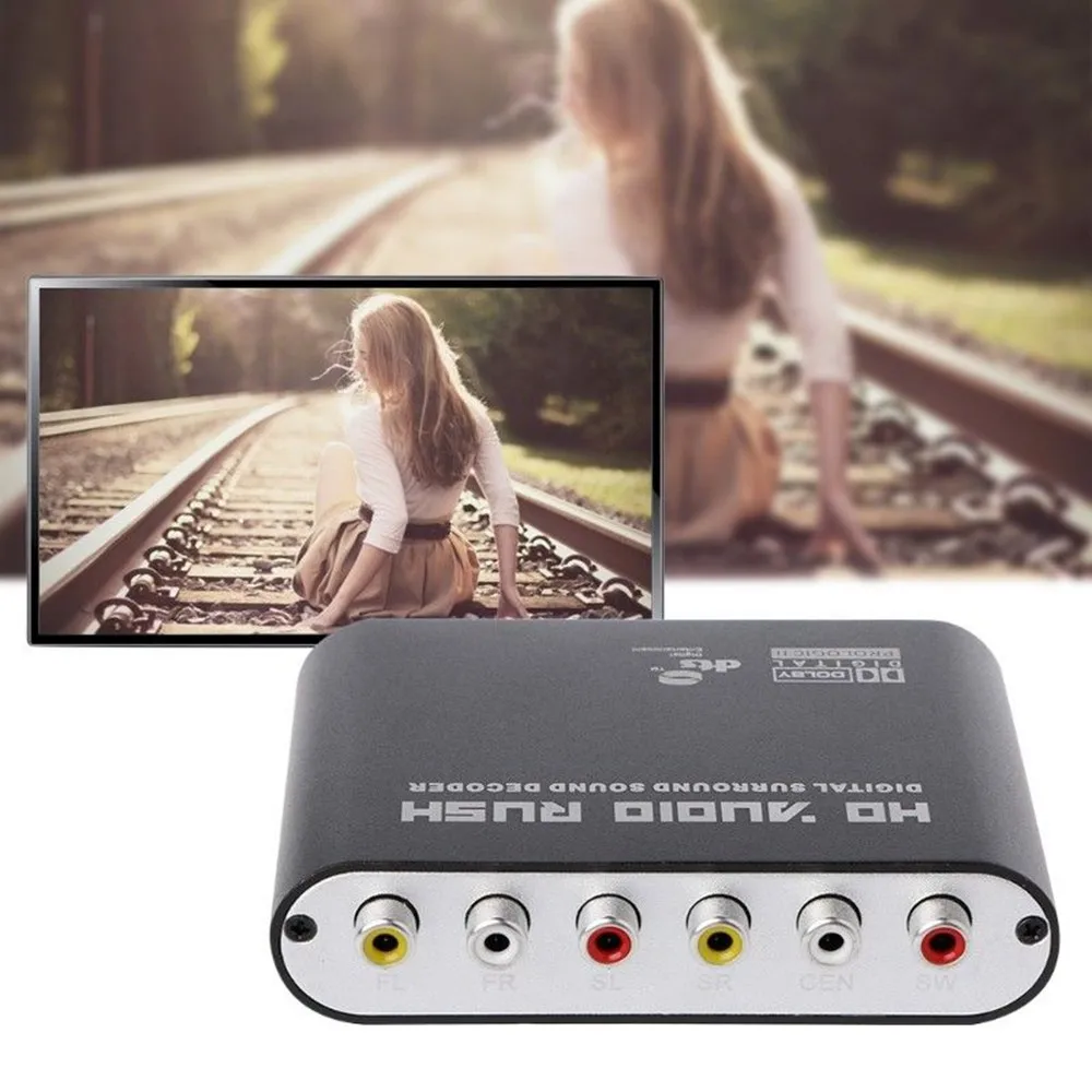 DTS/AC3 5 1 канальный аудио декодер оптический SPDIF 3 мм AUX коаксиальный цифро