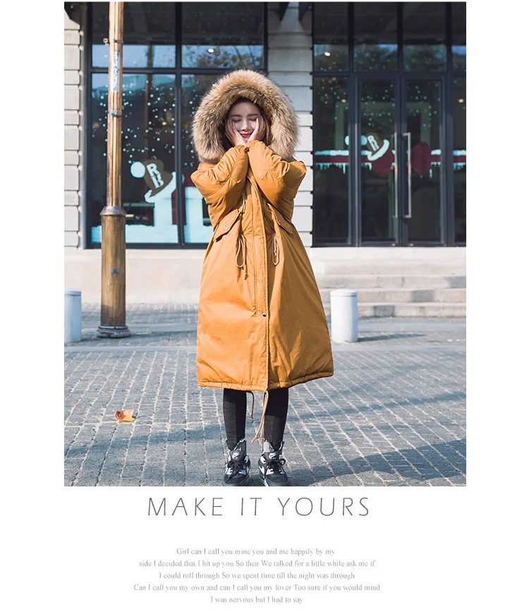 Parkas 1 De Parka Femmes Vestes Manteaux À Down Long Col 2017 D'hiver Fourrure Veste H436 Warmer Casual Mi Capuche 2 Nouvelle qX1nwH6