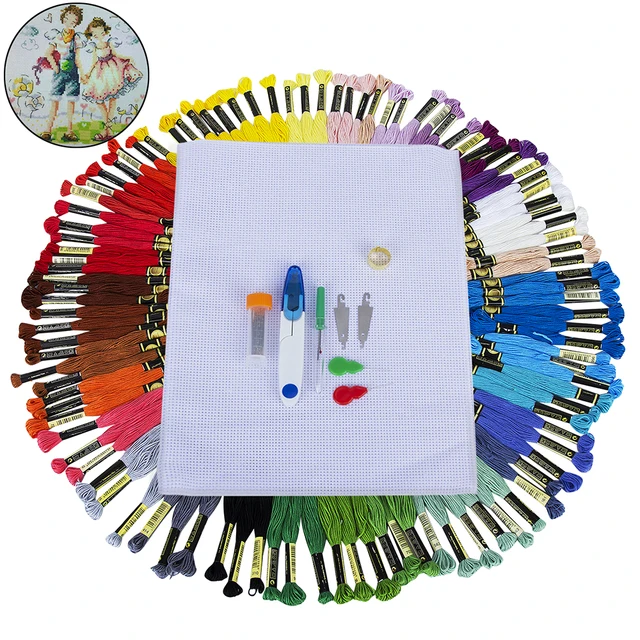 105 skeins cotton embroidery