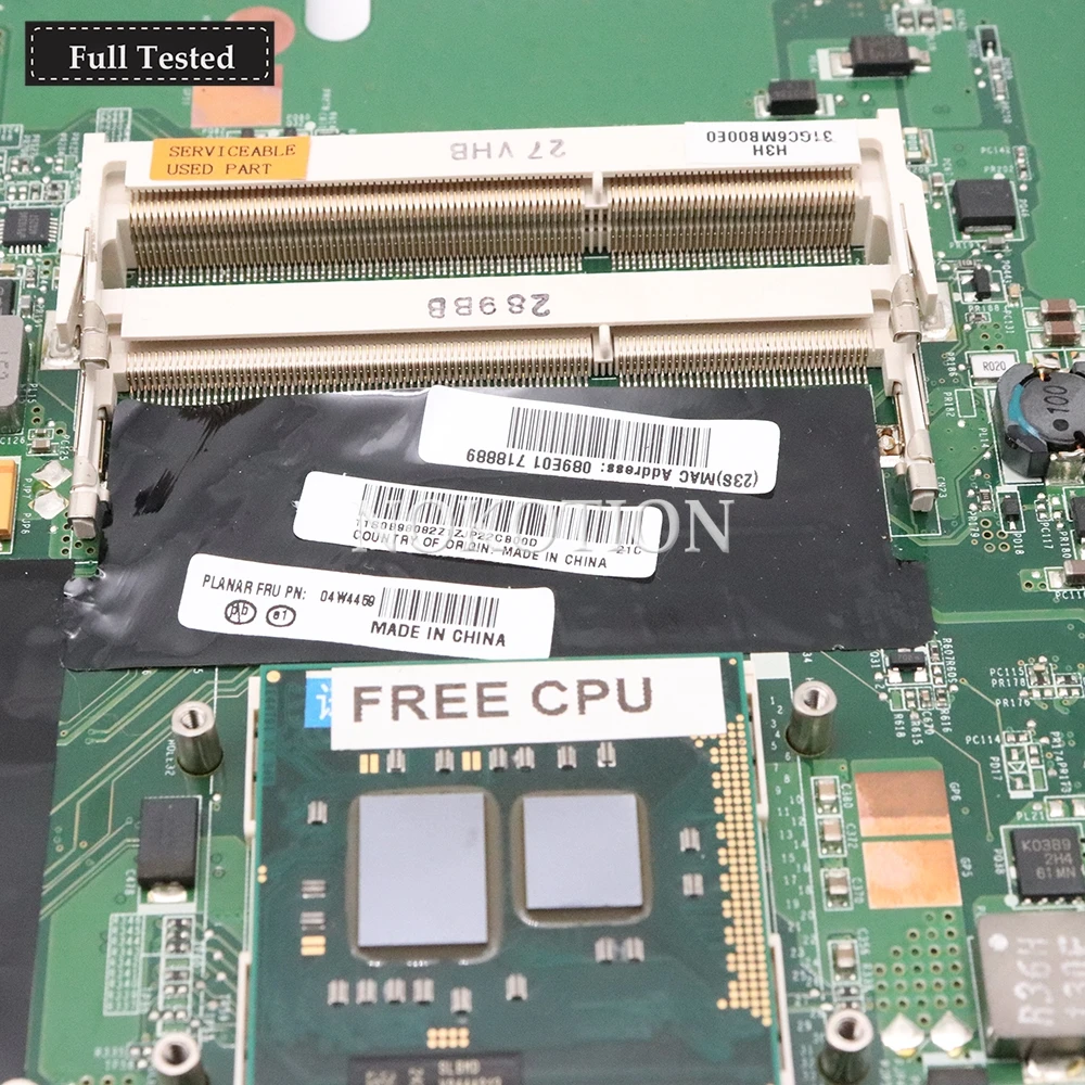 NOKOTION FRU 04W4459 DAGC6AMB8H0 ل IBM لينوفو ثينك باد إيدج 15 E50 اللوحة المحمول HDMI S988R Hm55 DDR3 شحن وحدة المعالجة المركزية