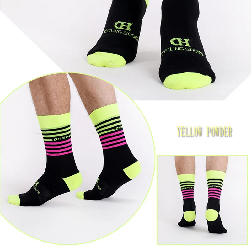 SKYYKS DH-16 Comfortable Fashionable Outdoor Cycling Socks Men Women Professional Breathable Sports Socks Basketball Socks