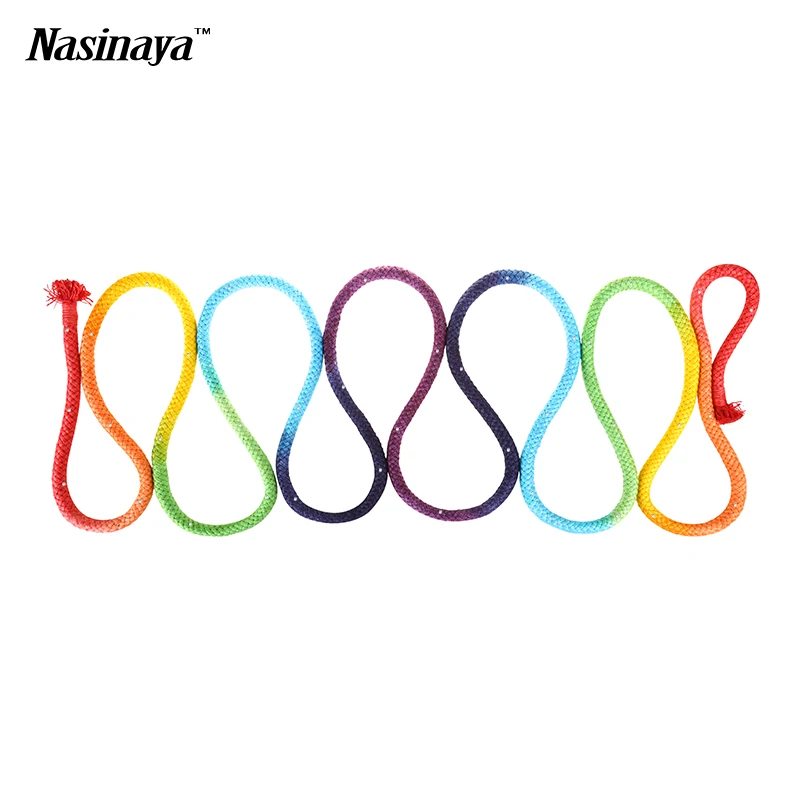 

Rhinestone Rhythmic Gymnastics RG Rope Roupa Ginastica Multi Colors Competition Heavy Weight 140-150g/pc Child Adult Performance