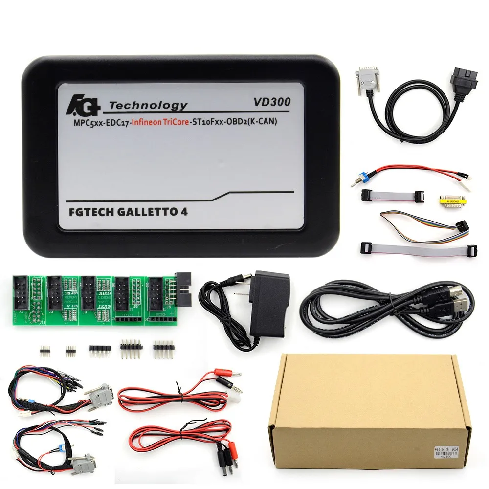 Новое поступление V54 FGTech Galletto 4 Master BDM-TriCore-OBD функция FG Tech V54 VD300 ECU Программист Лучшая цена