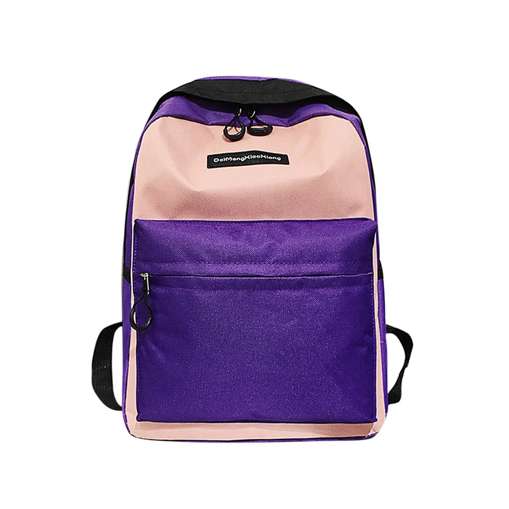 MOLAVE, женские сумки 39 s, пара, школьный ранец для путешествий, походная сумка, цветной блок, рюкзак, коллекция, светящаяся сумка для дропшиппинга#5
