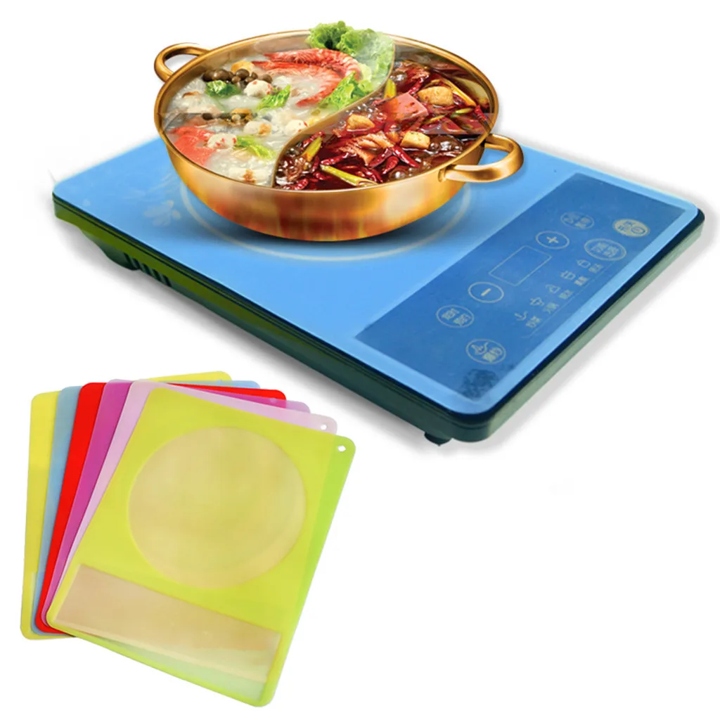 

Translucent Food Silicone Mat Silicone Induction Cooker Protection Waterproof Flexibility repeated twisting tearing #newg20