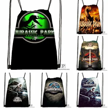 

Custom Jurassic Park Drawstring Backpack Bag Cute Daypack Kids Satchel (Black Back) 31x40cm#180531-03-58