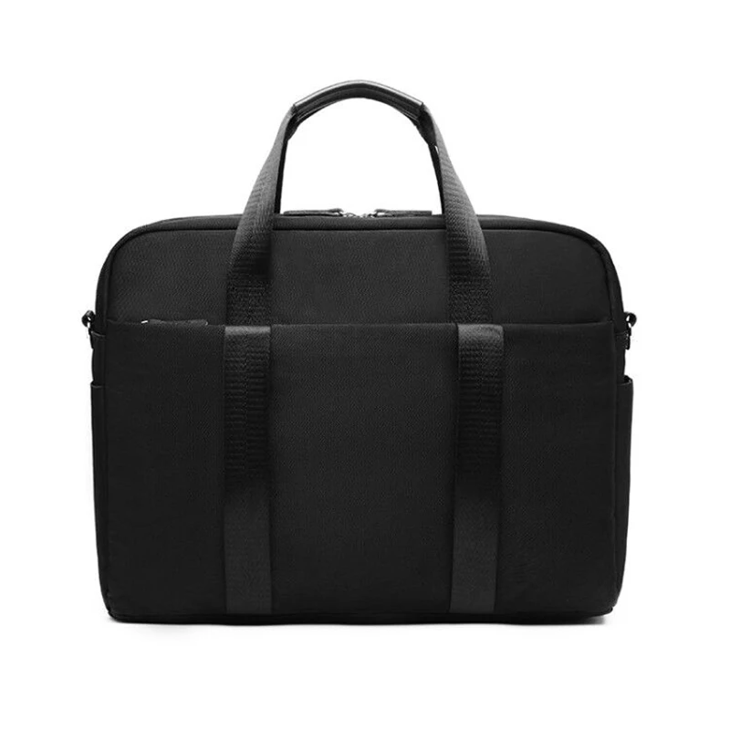 15,6 дюймов Большой Вместительный портфель для ноутбука водонепроницаемая сумка для ноутбука Macbook Xiaomi lenovo мужской женский Дорожный Чехол для ноутбука - Цвет: Black