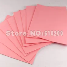 8/шт. 100x100 мм 1,0 мм изоляционные Силиконовые термопрокладки охлаждающие прокладки для cpu GPU чип VGA теплоотвод высокий 3,8 Вт/М. К