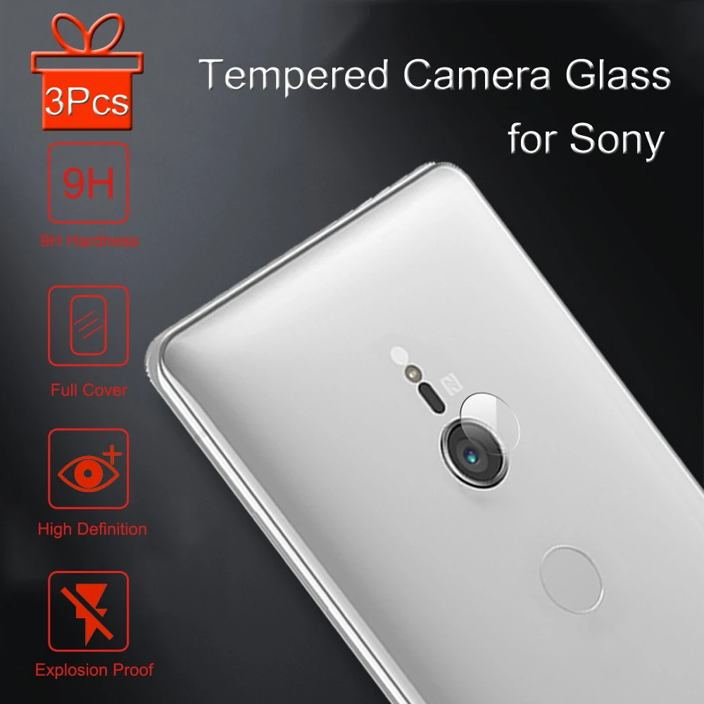 Закаленное защитное стекло для камеры Sony Xperia XZ3 XZ2 XZ HD Защитное Compact Premium|Защитные