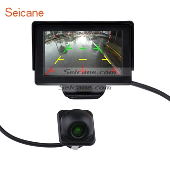 

Seicane HD Digtal 4.3" TFT LCD Monitor Backup RearView Reverse Camera with Waterproof Night Vision Parking Backup Reversing free