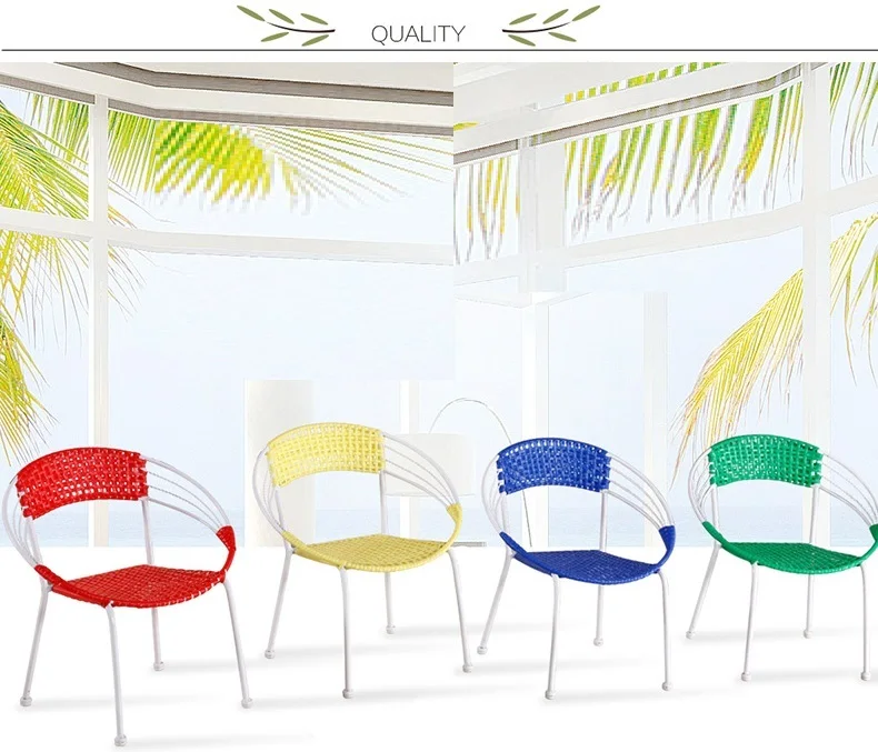 

Fishing chair Picnic stool hotel hall red yellow blue green color PE materail pattan seat free shipping