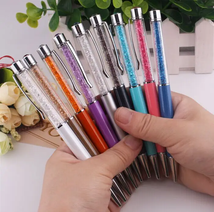 Free shipping Crystal Pen for wedding party Gift Crystal ball pen
