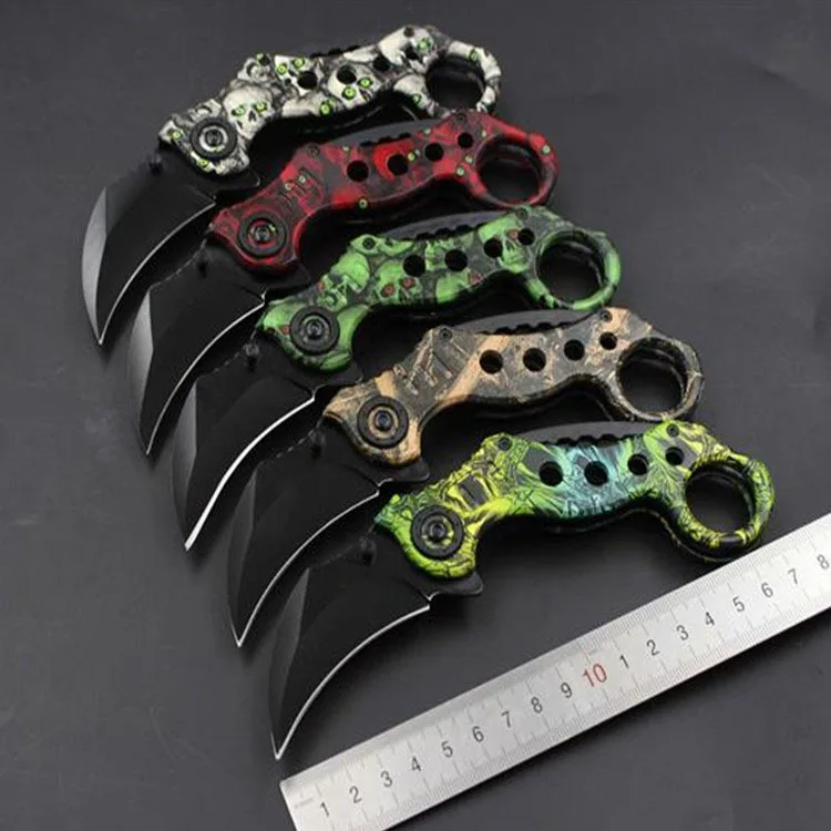 

Folding blade knife Strike Karambit Handmade Knives Hunting Fighting Tactical Survival Knife Camping Tool knife Free shipping