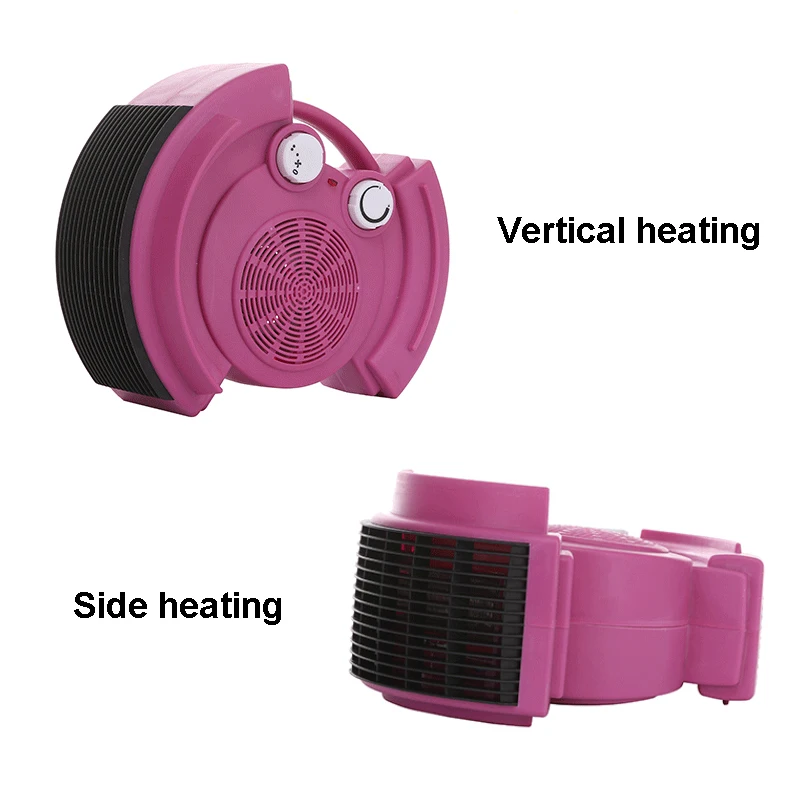 Portable Electric Heater 3 Gear Hide the Power Cord Heater Warm Air Handy Blower Room Fan Radiator Warmer For Office Home (5)