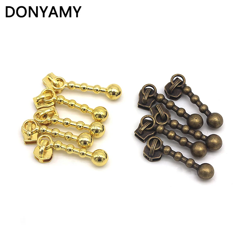 Набор слайдеров на металлической молнии DONYAMY 10 шт. 3 # винтажные аксессуары для