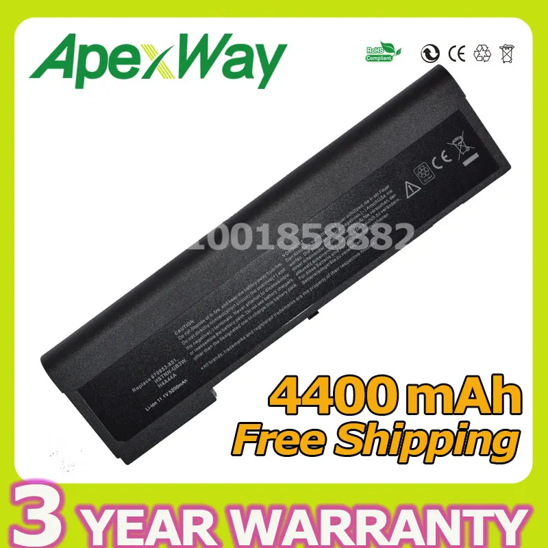 Apexway Аккумулятор для ноутбука HP бизнес ноутбук 2710p EliteBook 2740p 2740w 2730p 2760p OT06XL AH547AA|battery