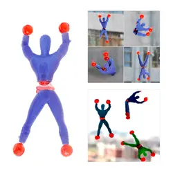 Липкий эластичный человек паук весело эластичный Детские игрушки восхождение на стену фигурка супергероя