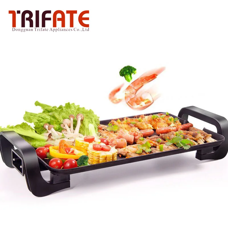 Multifunctional Smokeless 1300W Electric Pan Grill BBQ Grill Electric